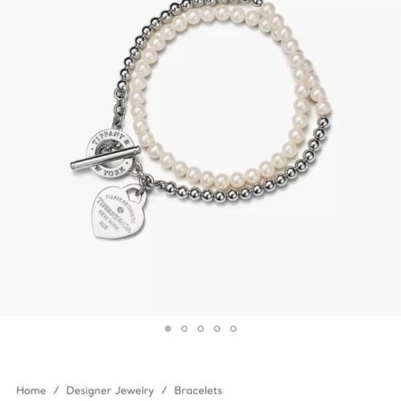 Return to Tiffany™ Wrap Bead Bracelet - Picture 3 of 4